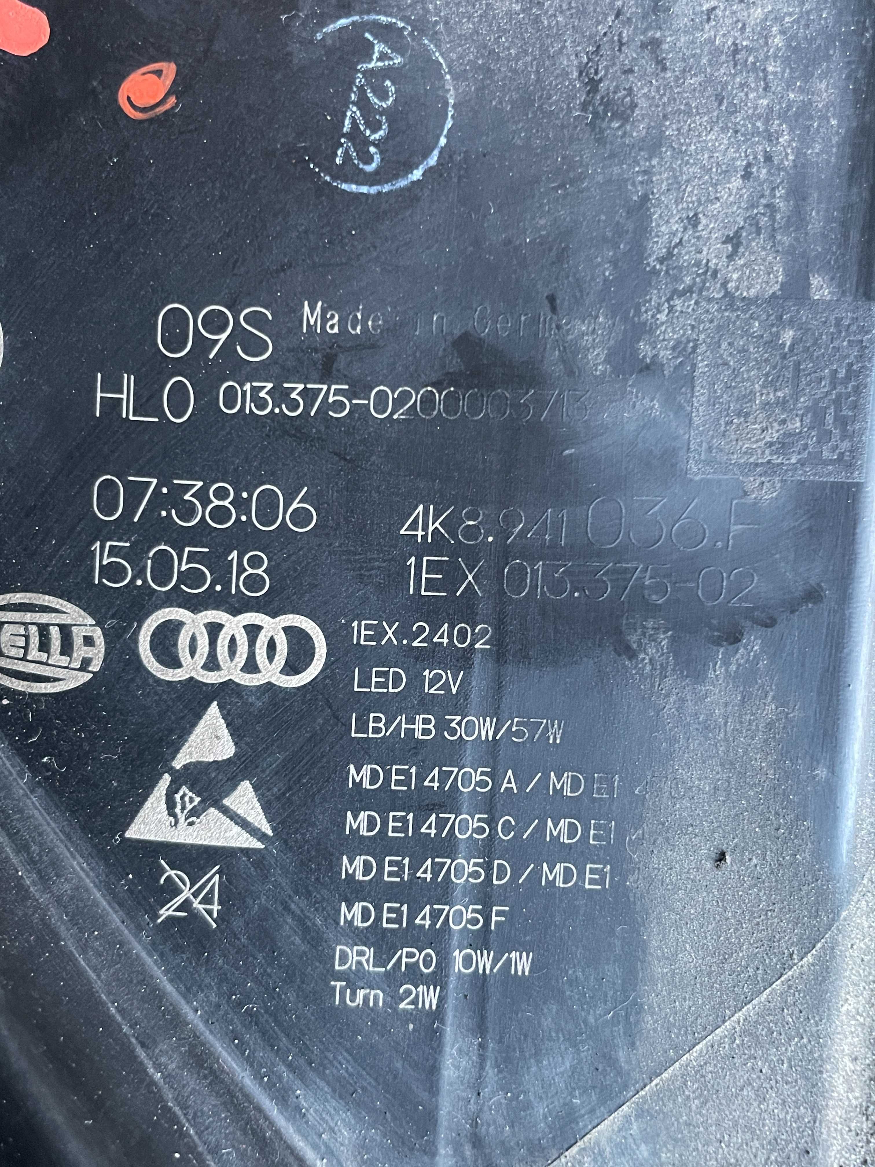 far stanga Matrix Audi A7 4K cod 4K8941036F