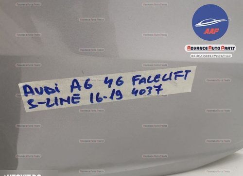 bara spate cu senzori originala audi a6 4g/c7 (facelift) audi a6 4g/c7