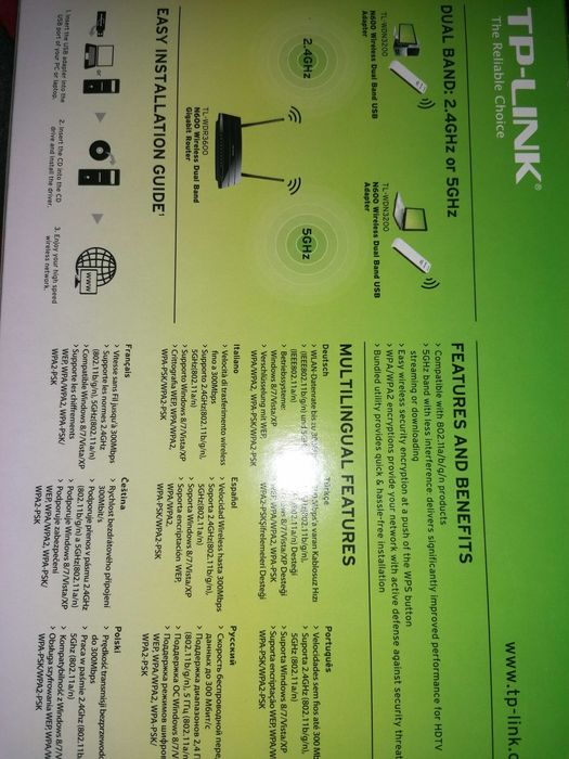 Vând Stick wifi ,dual band ,300 mbps