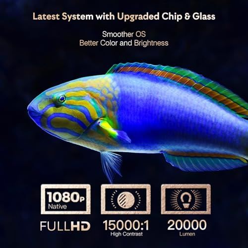 Висококачествен  500ANSI,5G FullHD 1080p NATIVE E-Focus & Keystone