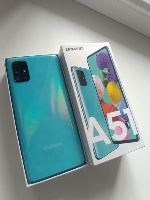 Самсунг А51 с коробкой