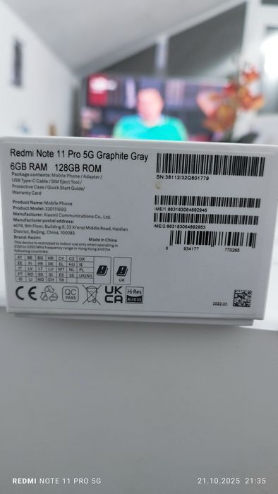 Xiaomi redmi note 11 pro 5G