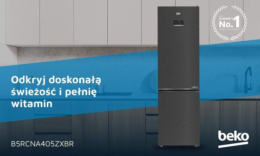 Нов инверторен хладилник с фризер Beko