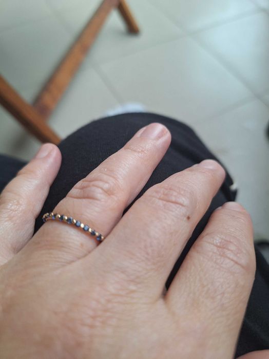 Пръстен Sefira злато и сапфири