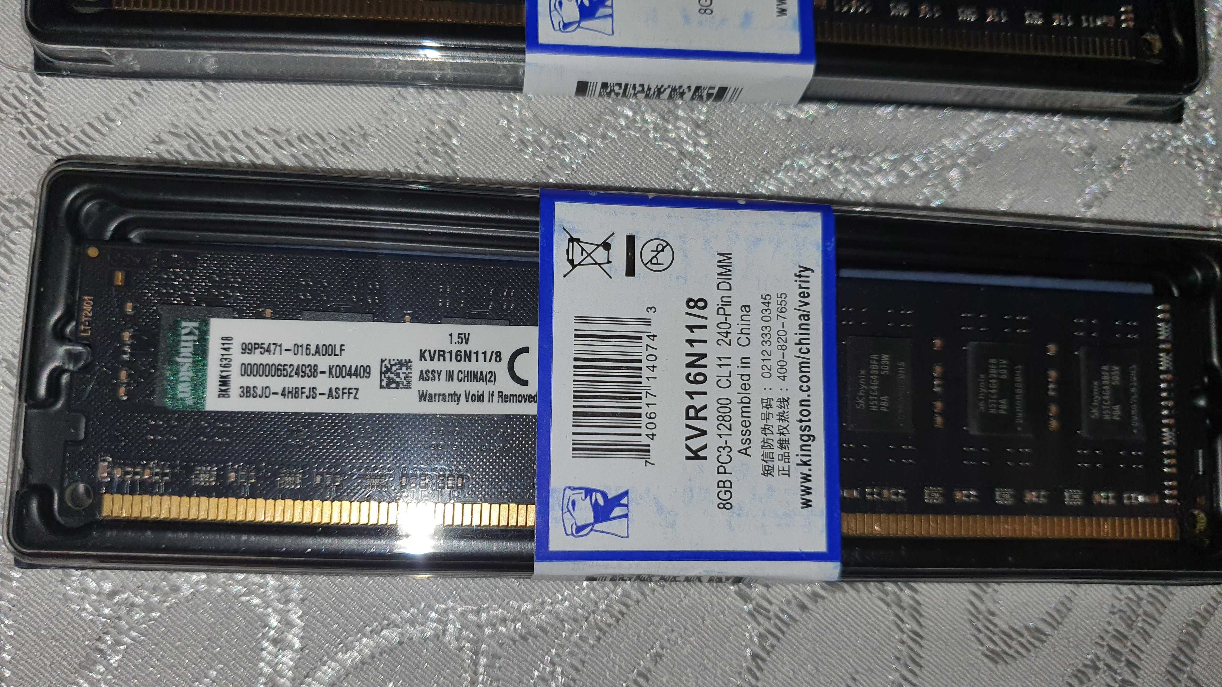 Продам оперативную память (ОЗУ) Kingston DDR3 8 Gb 1600MHz