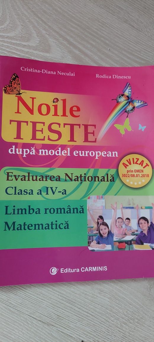 Carte evaluare matematica, romana IV