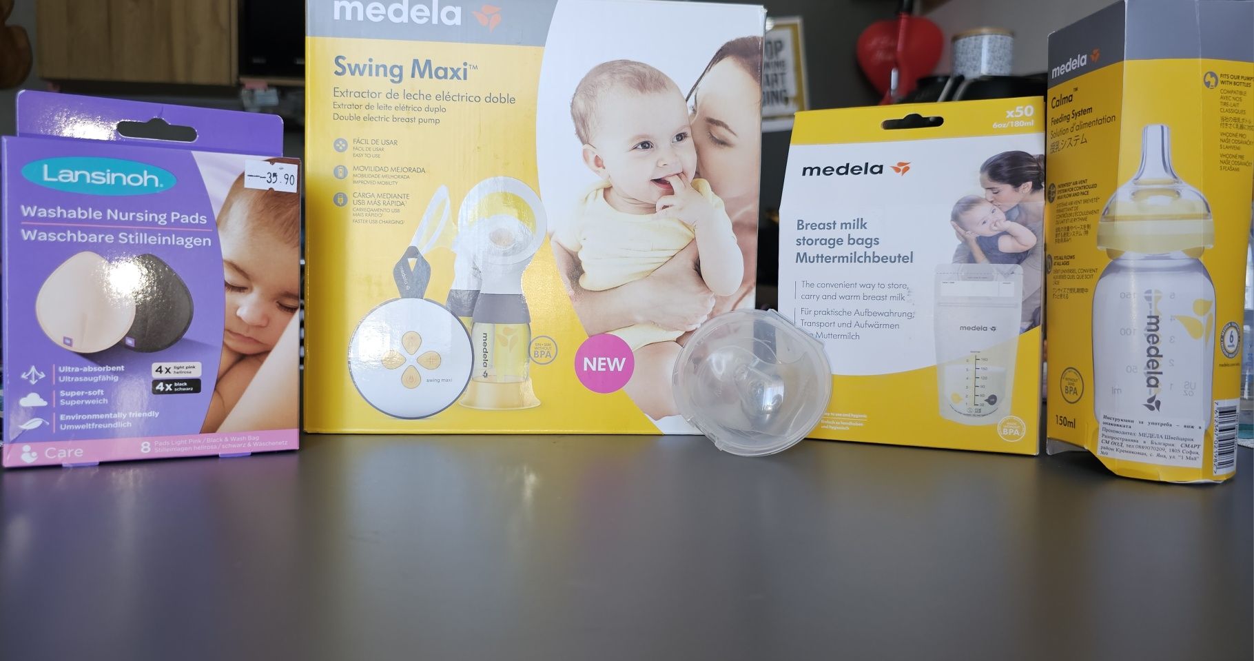 Medela Swing Maxi Двуфазна - НОВА + БОНУСИ ПОДАРЪК