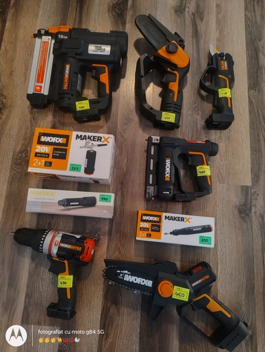 Scule worx noi nefolosite