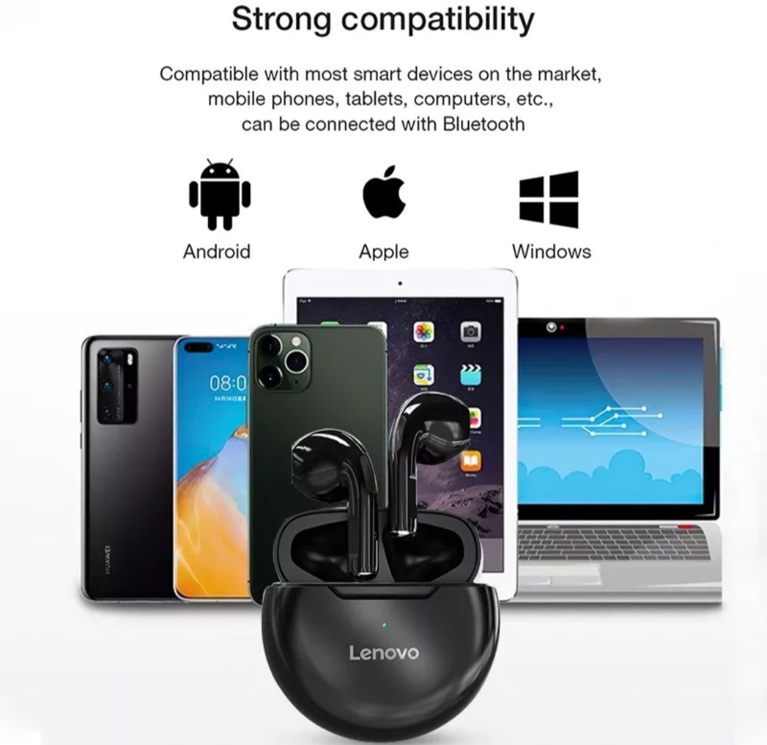 Casti wireless Lenovo HT38 ,noi