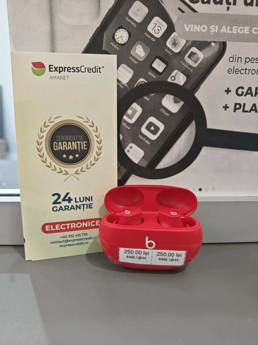 (Ag44 B6496) Casti bluetooth Beats Studio Buds - Garantie 2 ani!