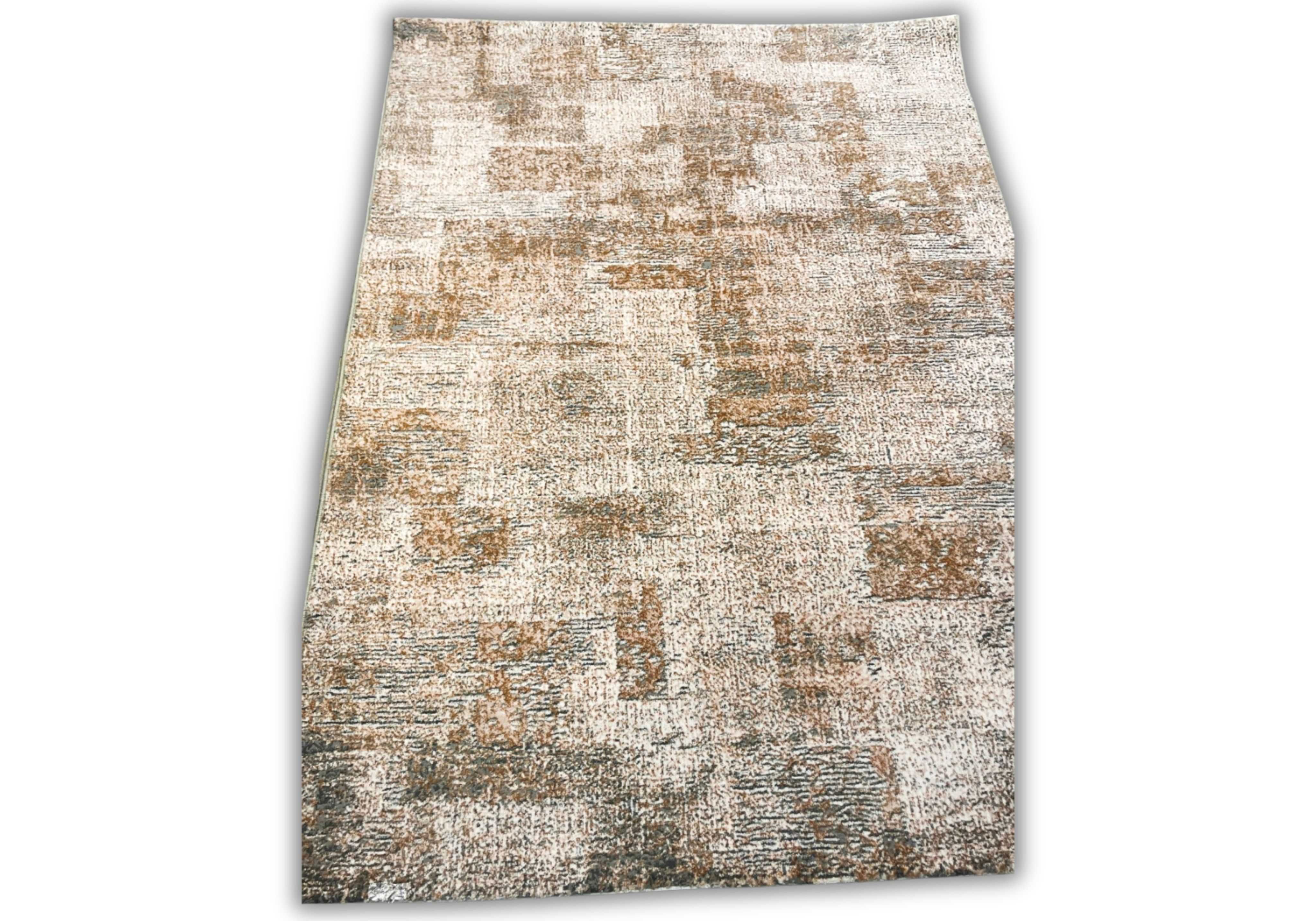 нов килим , Модерен дизайн, бежов цвят, 125x180 cm, Марка: Kilim Point