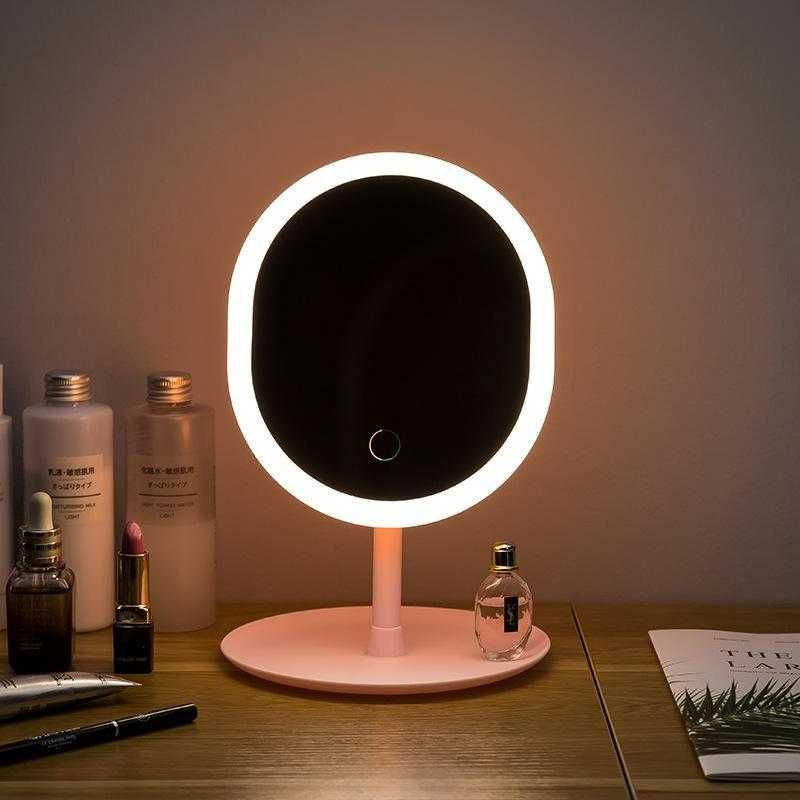 Настольное зеркало с LED подсветкой для макияжа