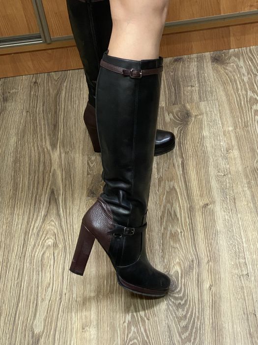 Vero Cuoio, 40 размер (39) итальянские сапоги, кожа, зима