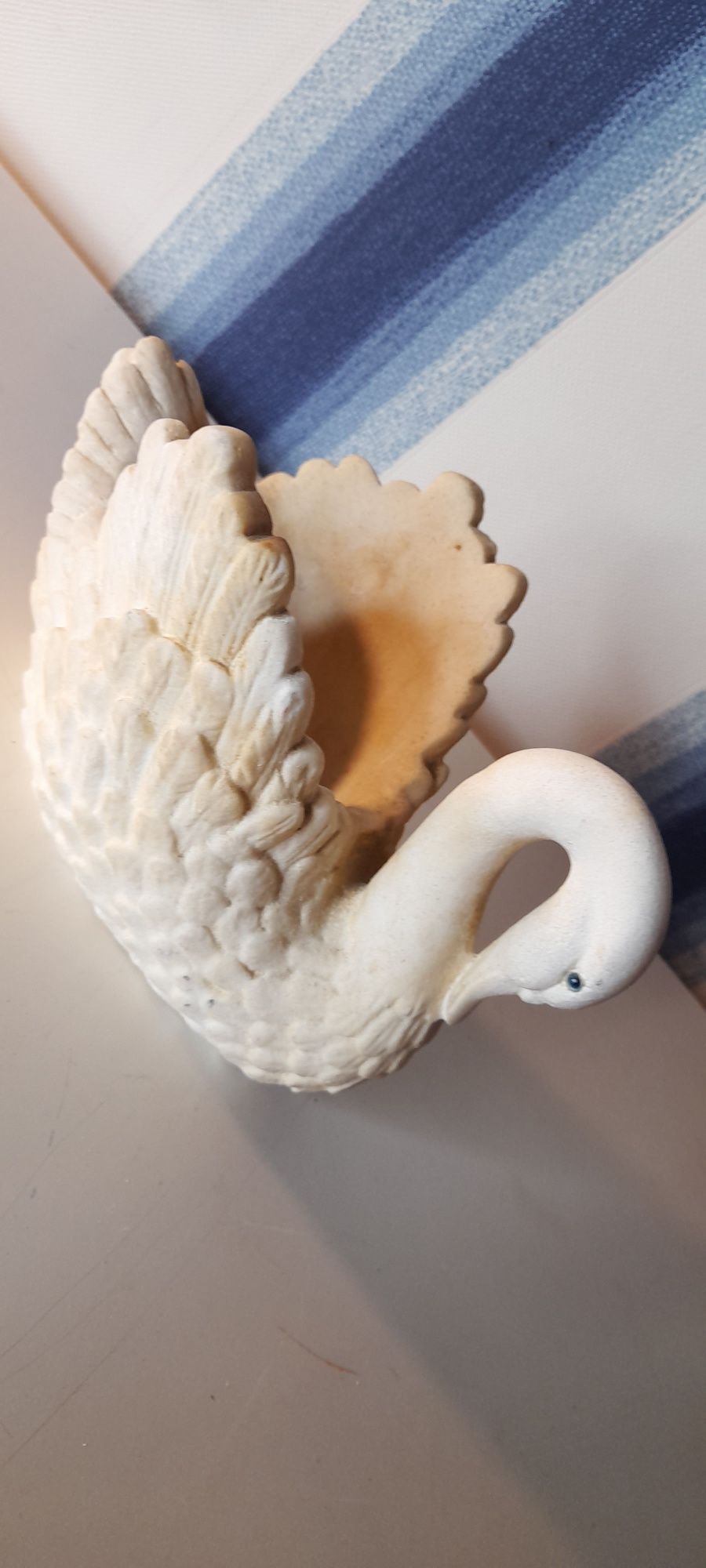 Ретро скулптура лебед фигура ръчна изработка Италия
