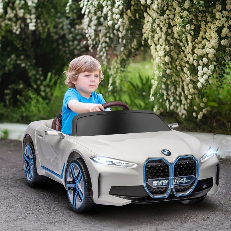 BMW i4 cu licenta si baterie reincarcabila ,masinuta pentru copii