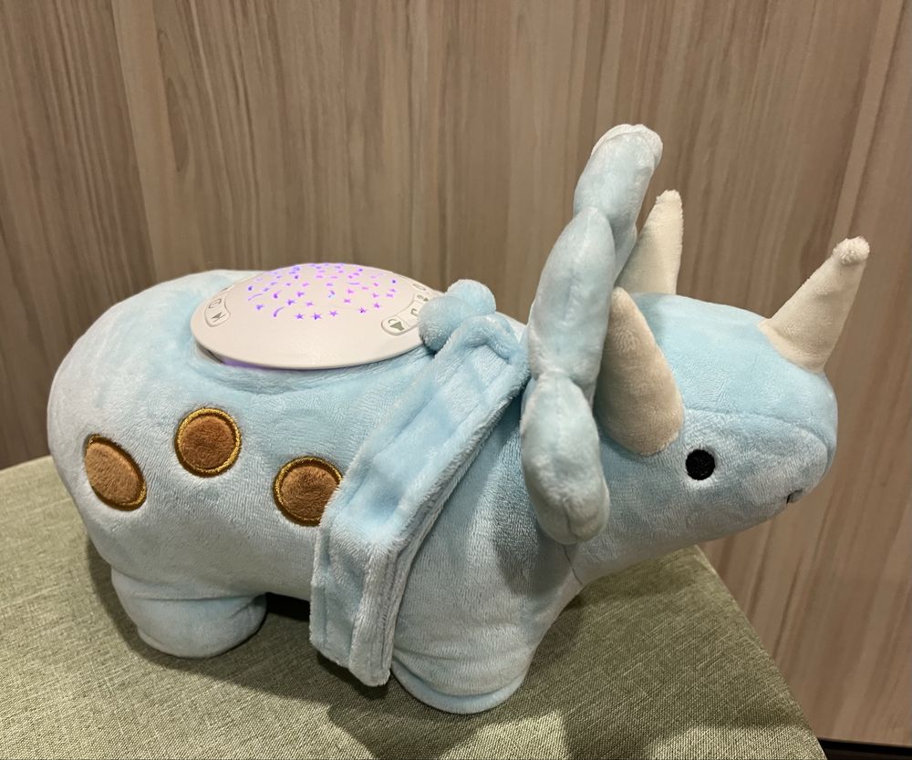Успокояваща плюшена играчка с проектор Chipolino - Дино