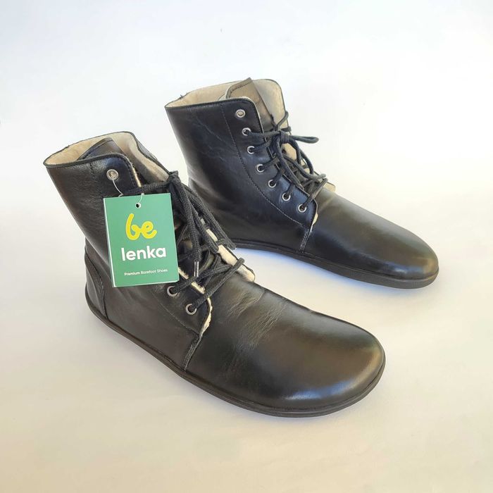 Ножи мъжки/унисекс Barefoot боти Be Lenka кожа вълна