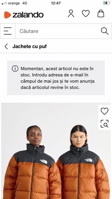 Vand geaca de puf originala The north face unisex,M!