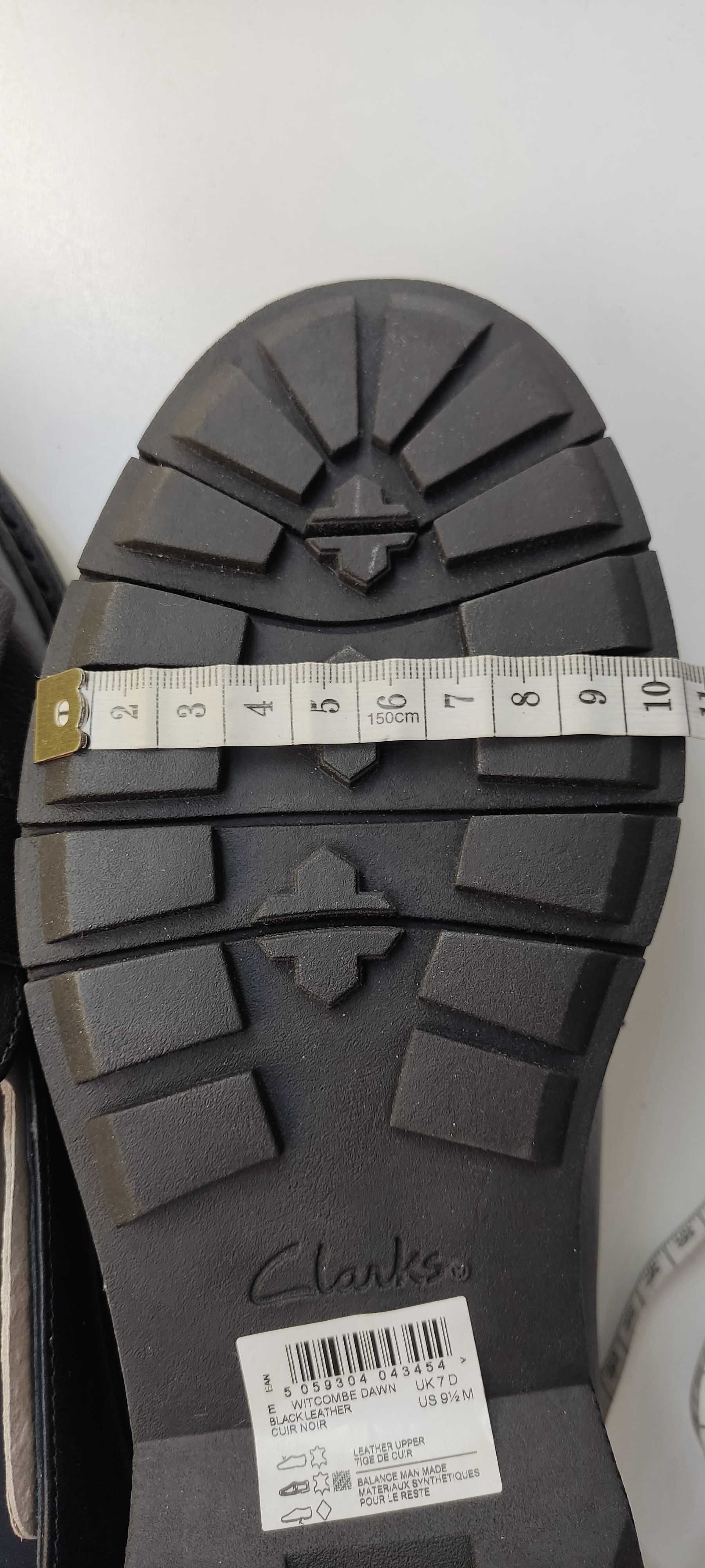 НОВИ дамски кожени обувки мокасини Clarks/ Кларкс - 41 номер/ 100 лв
