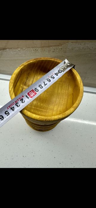 Масивни дървени купички от черница