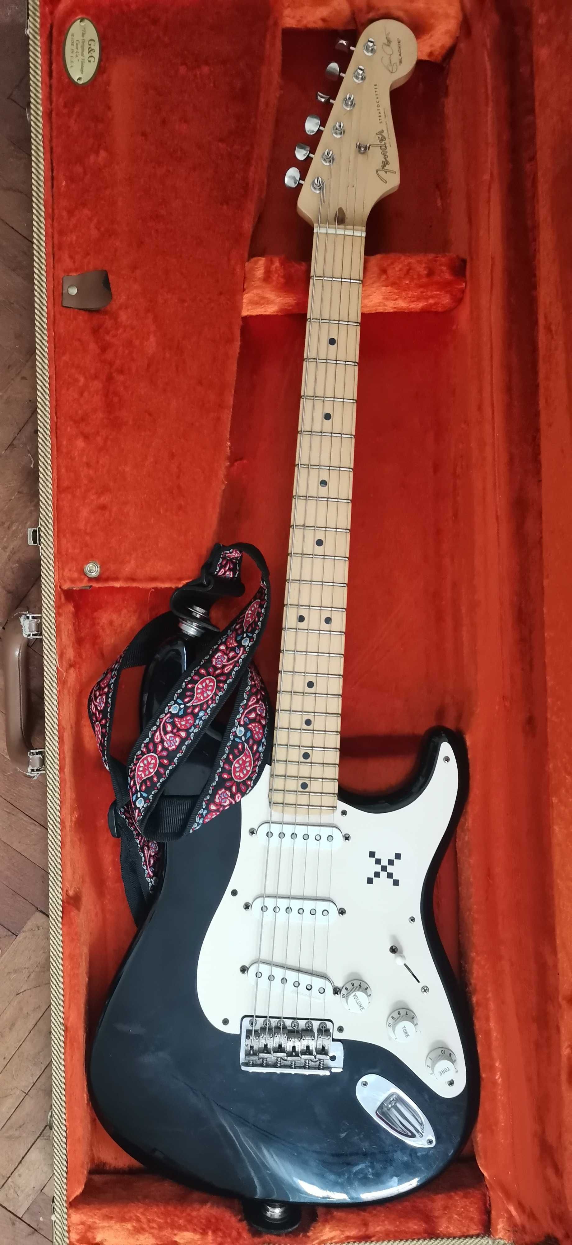 Chitara Fender Stratocaster Blackie made in USA