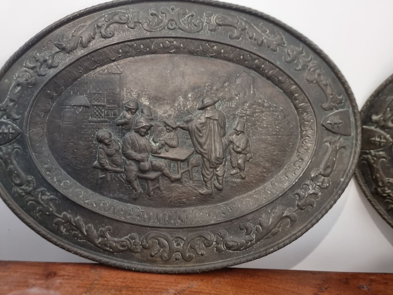 Placa gravura in relief
