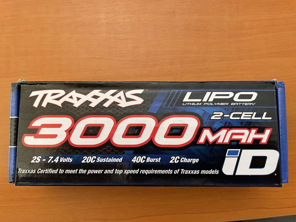 Acumulator LiPo Traxxas ID 2S 7.4V 3000mAh 20C 2827X
