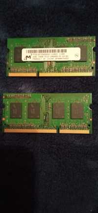 rami ddr 3 2x2 gb laptop