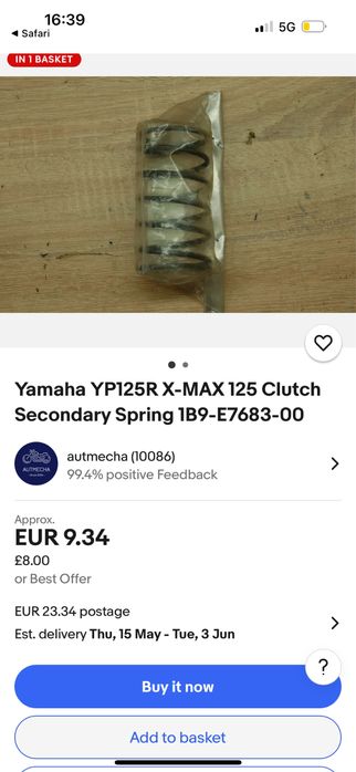 Yamaha части за 30 лв всички