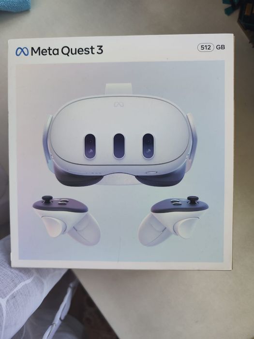 VR очки Meta Quest 3 (512 GB) + крепление BOBOVR M3 Pro Battery Pack