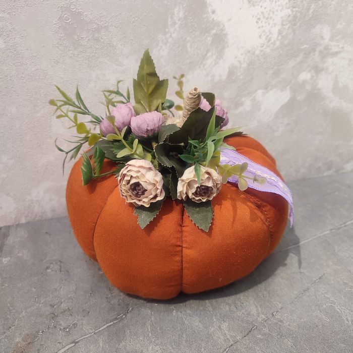 Тыквы, жёлуди ручной работы. Осенний декор