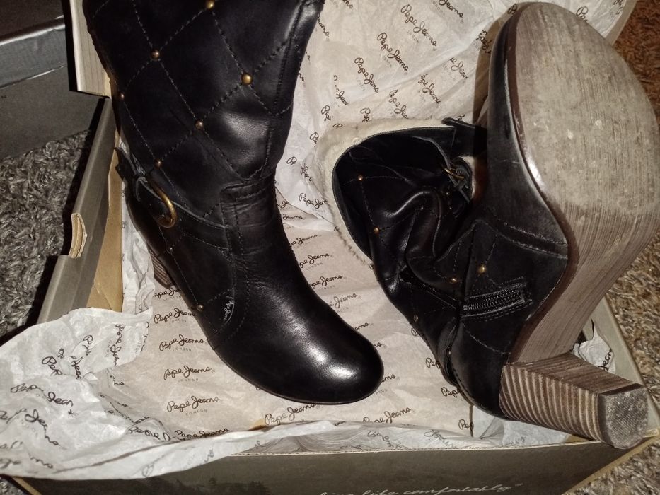 Cizme piele Pepe jeans