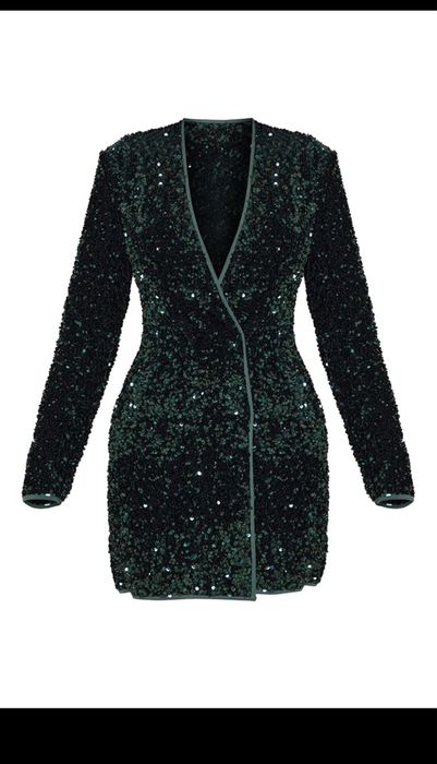 Rochie din catifea cu paiete