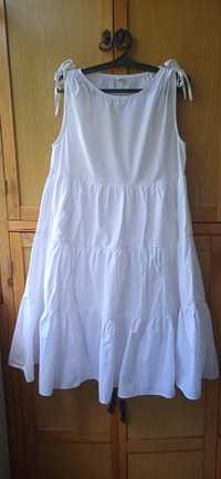 Новое белое платье корейский стиль.