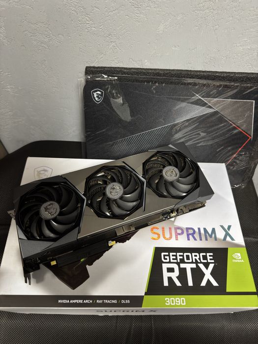 MSI rtx 3090 suprim X 24gb cea mai buna varianta de 3090 dintre toate