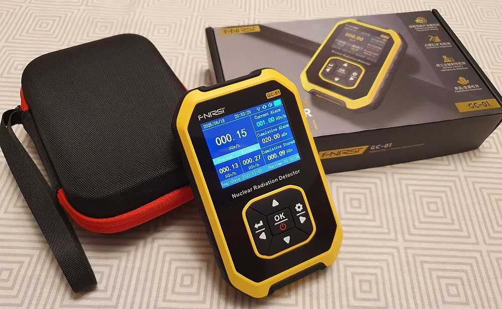 Дозиметър. Детектор за ядрено лъчение FNIRSI GC-01