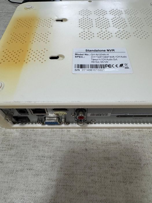 Видеорегистратор NVR QH-N1004A-H 4 канала с жёстким диском 1 ТБ