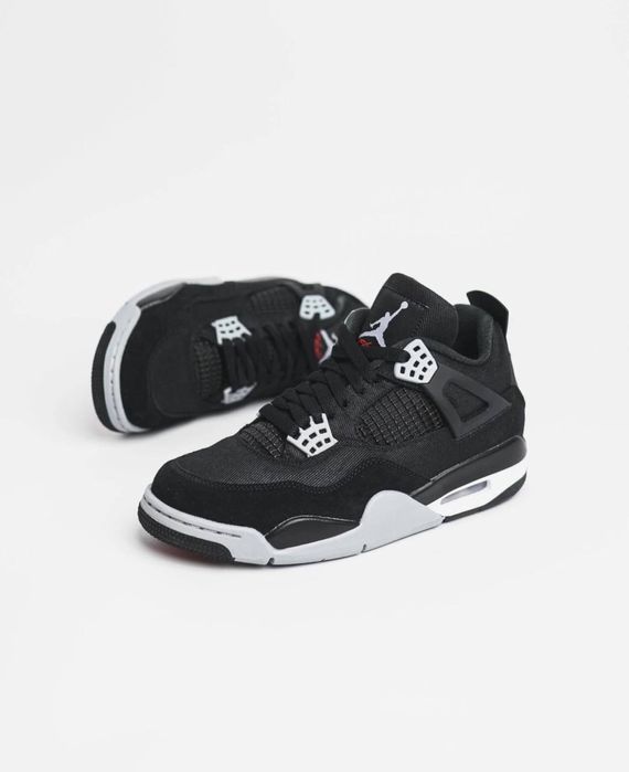 Air Jordan 4 Retro “Black Canvas”