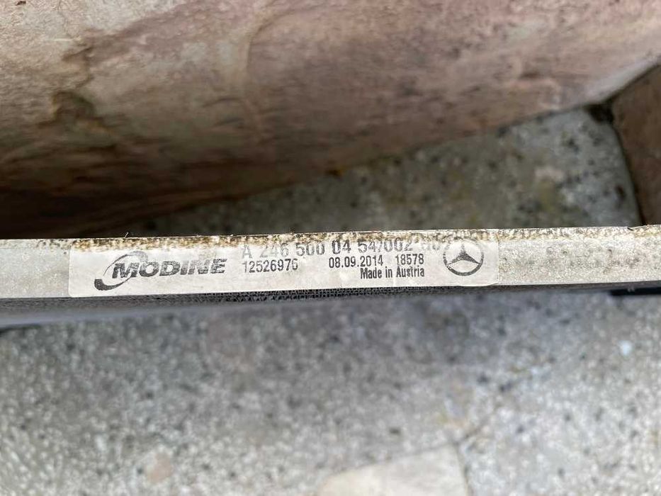Радиатор на климатика Mercedes W176 W246