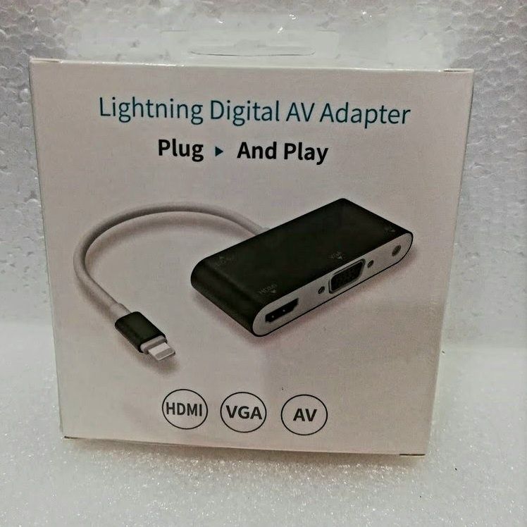 Lightning to HDMI/VGA/AV Adapter - 7585S Адаптер iPhone, iPad, iPod