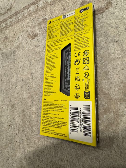 Vand memorie DDR5 Corsair Vengeance RGB 16GB 5600Mhz CL40, sigilata