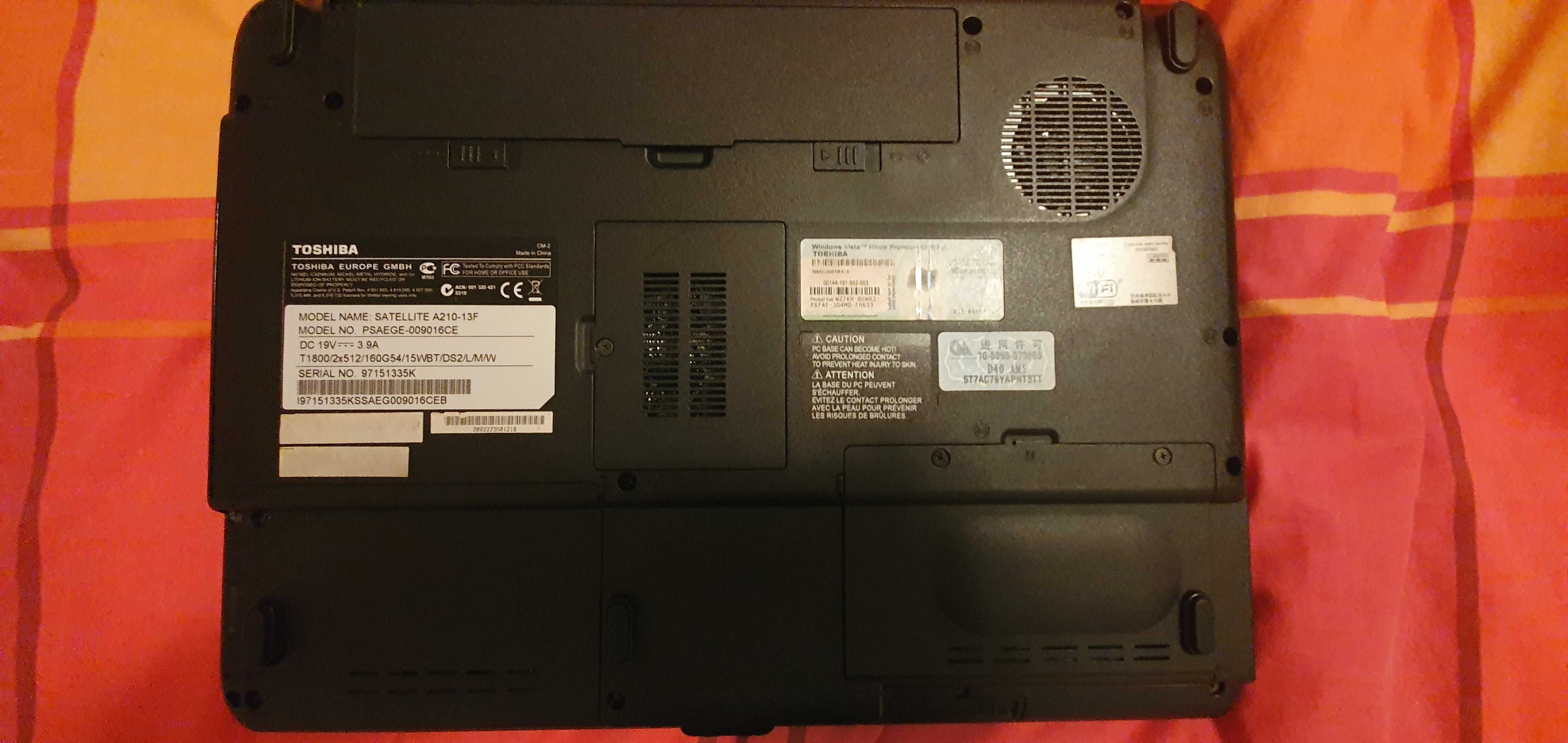 Лаптоп Toshiba Satellite A210-13F