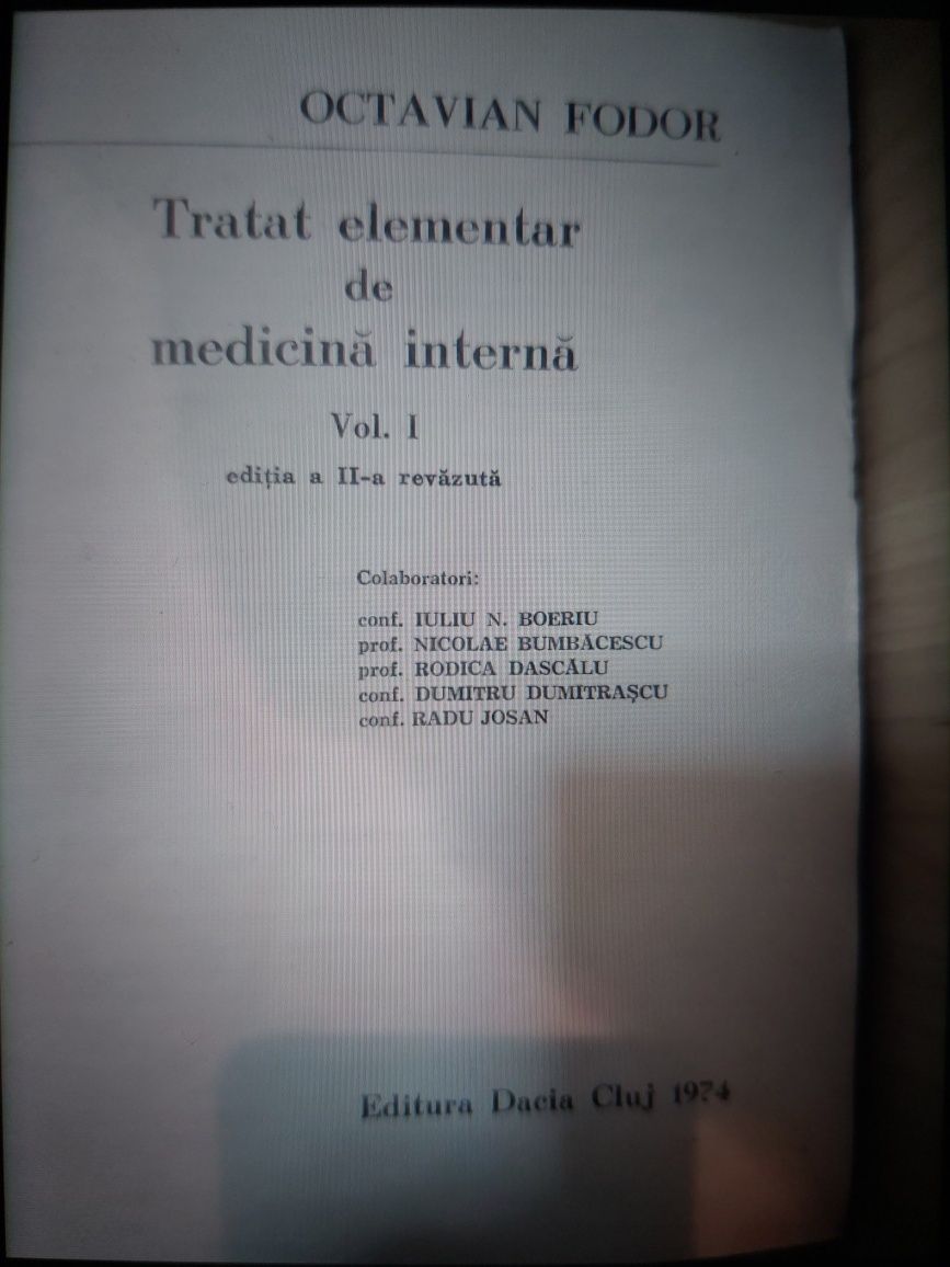 Carte tratat de medicina interna