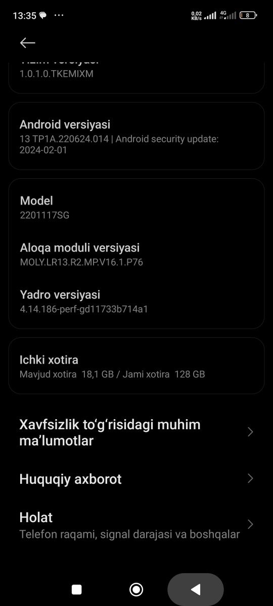 Redmi note 11 S holati ideal. Aybi yoʻq