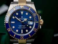 Rolex Submariner GOLD/Silver Blue New Luxury & Automatic Edition