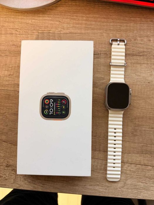 Apple Watch Ultra 2 - Impecabil - Cutie + multe accesorii