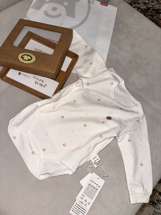 Новый боди с длинными рукавами 0-3 месяцев