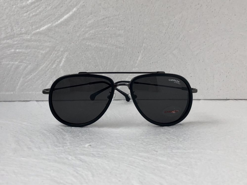 Мъжки слънчеви очила авиатор 3 цвята черни мат черни лак кафяв C 38
