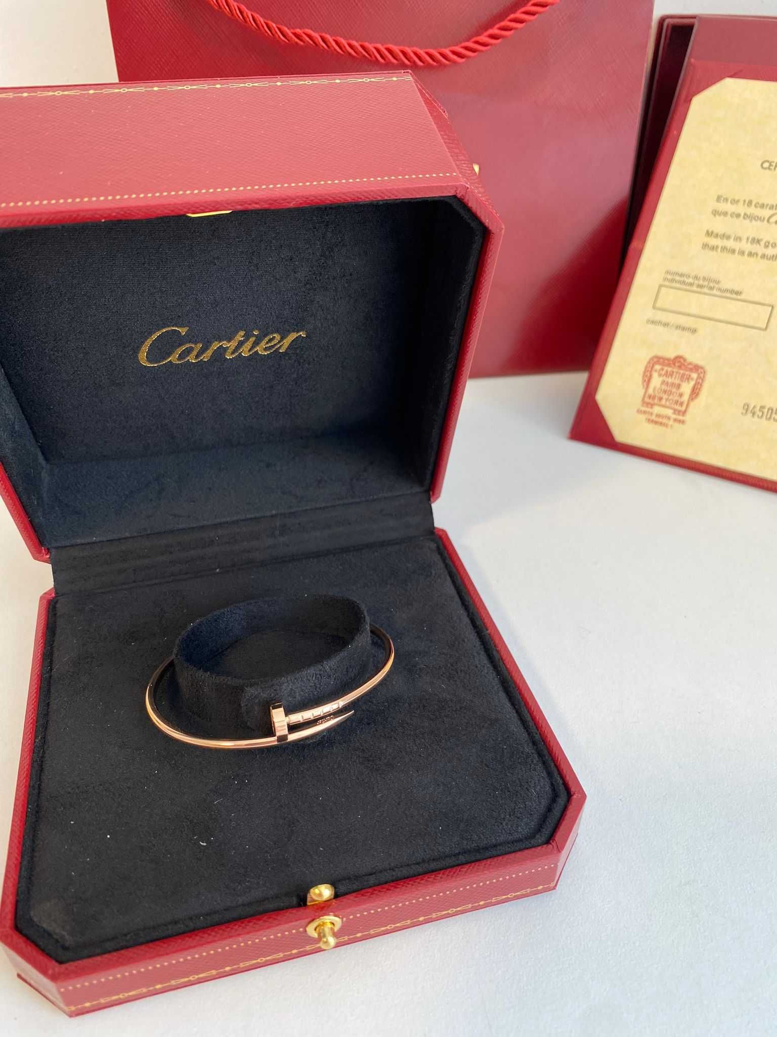 Brățară Cartier Cui Smal 15 aur roz 750