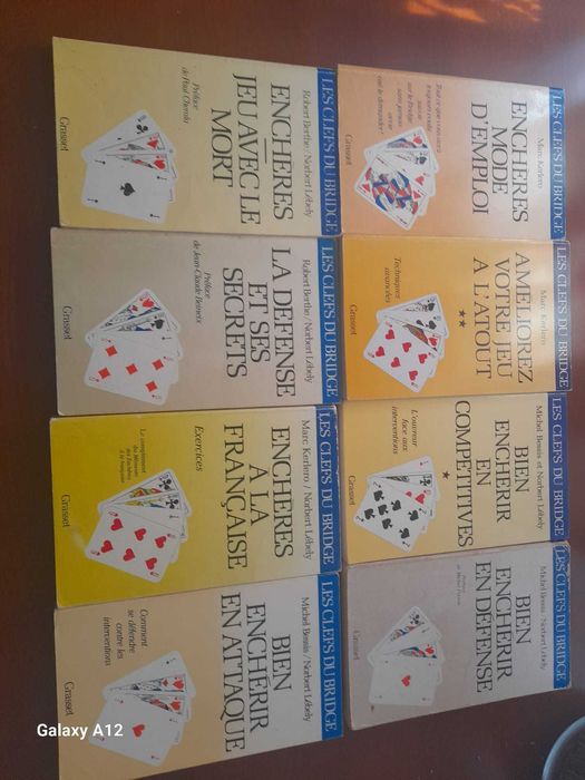 Carti de bridge de ocazie in limba franceza si engleza